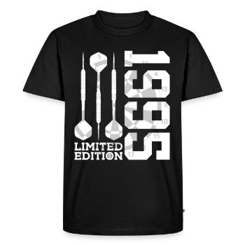31E ANNIVERSAIRE DES DARTS ÉDITION LIMITÉE 1995 - T-shirt Premium bio Homme - noir - Devant - Nico (187cm)