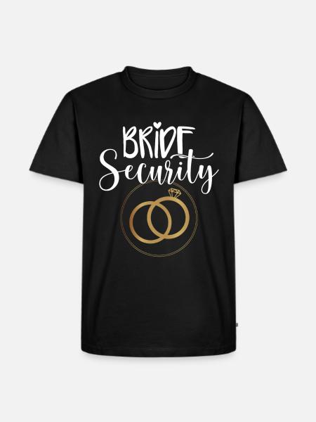 Bride Security Wedding - Men's Premium Organic T-Shirt - black
