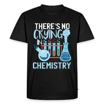 Drôle de professeur de chimie - T-shirt Premium bio Homme - noir - Devant - Nico (187cm)