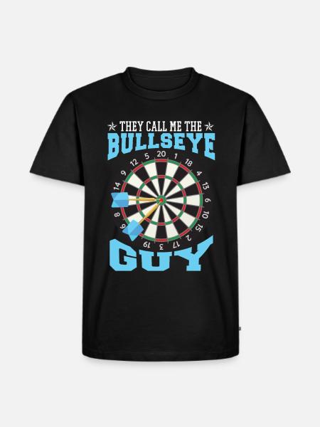 Bullseye Guy Darts - T-shirt Premium bio Homme - noir
