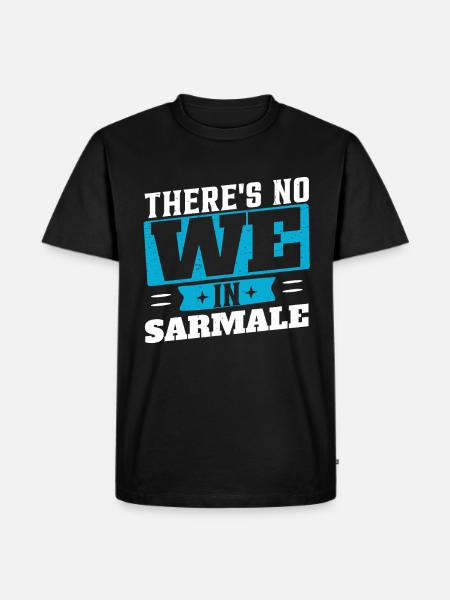 Lustiges Sarmale - Männer Premium Bio T-Shirt - Schwarz