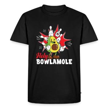 Kids Bowling drôle - T-shirt Premium bio Homme - noir - Devant - Nico (187cm)