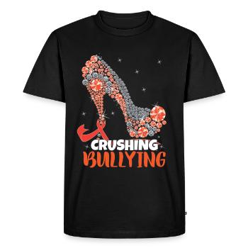 Anti-Bullying Quote | Unity Day | Bully Awareness - Men's Premium Organic T-Shirt - black - Front - Nico (187cm)