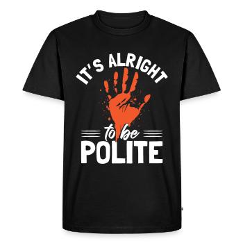 Anti-Bullying Awareness Month - Men's Premium Organic T-Shirt - black - Front - Nico (187cm)
