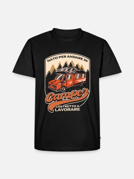 Camper | Camping | Camper | Caravan - Men's Premium Organic T-Shirt - black