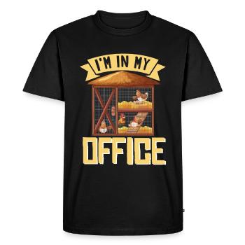 I'm In My Office - Men's Premium Organic T-Shirt - black - Front - Nico (187cm)
