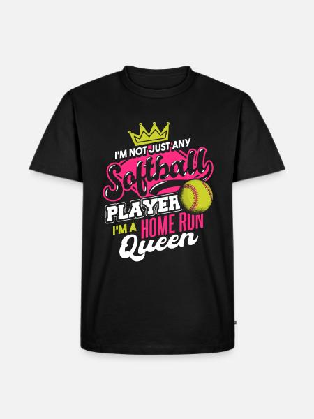 I'm A Home Run Queen - Men's Premium Organic T-Shirt - black