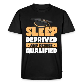 Diplôme de la classe de fin d’études de 2023 - T-shirt Premium bio Homme - noir - Devant - Nico (187cm)