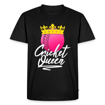 Reine du cricket - T-shirt Premium bio Homme - noir - Devant - Nico (187cm)