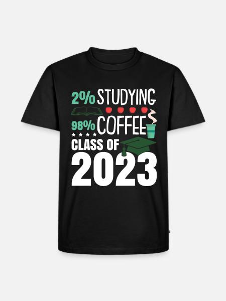 Class of 2023 Coffee - Men's Premium Organic T-Shirt - black