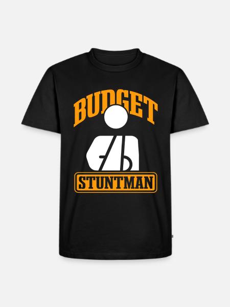 Funny Stuntman Broken Arm Joke - Men's Premium Organic T-Shirt - black