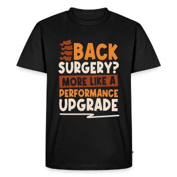 Chirurgie du dos - T-shirt Premium bio Homme - noir - Devant - Nico (187cm)