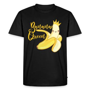 Banana Women Fruit - Men's Premium Organic T-Shirt - black - Front - Nico (187cm)