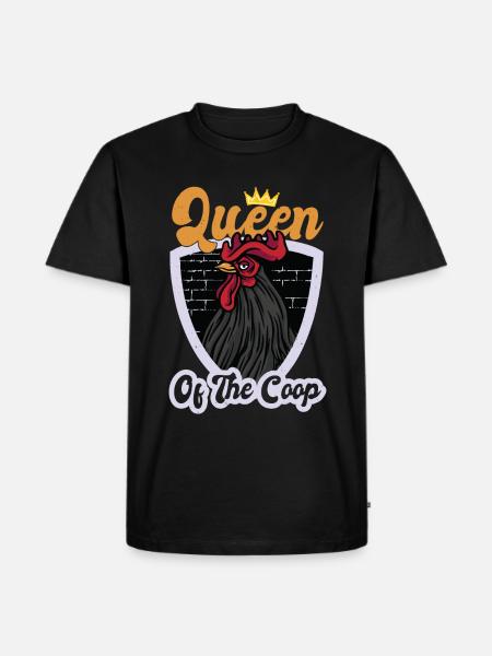 Queen Of The Coop - Men's Premium Organic T-Shirt - black