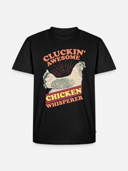 Chicken Whisperer - Men's Premium Organic T-Shirt - black