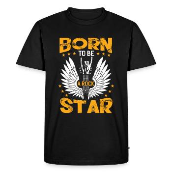 Born To Be A Rock Star Kids Guitariste Rock - T-shirt Premium bio Homme - noir - Devant - Nico (187cm)