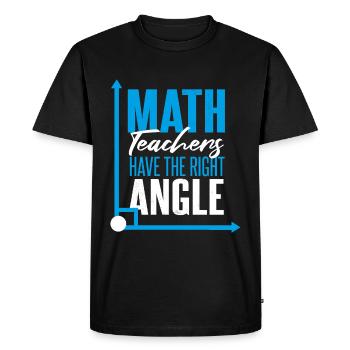 Math Teacher Funny - Men's Premium Organic T-Shirt - black - Front - Nico (187cm)