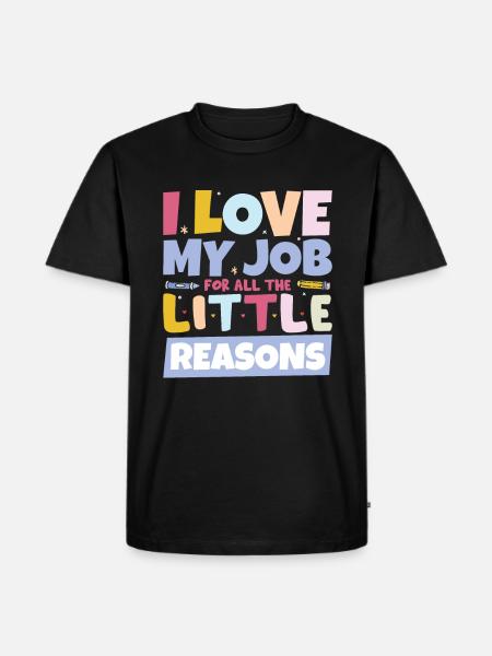 School Teacher - Men's Premium Organic T-Shirt - black