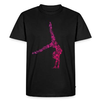 Rhythmic Gymnastics - Men's Premium Organic T-Shirt - black - Front - Nico (187cm)