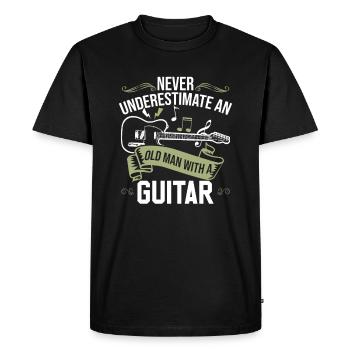 Accessoires de guitare - T-shirt Premium bio Homme - noir - Devant - Nico (187cm)