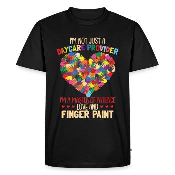I'm not just a daycare provider - Men's Premium Organic T-Shirt - black - Front - Nico (187cm)