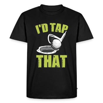 I'd Tap That - Men's Premium Organic T-Shirt - black - Front - Nico (187cm)