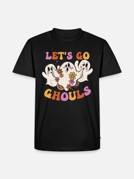 Let's Go Ghouls Halloween - Men's Premium Organic T-Shirt - black