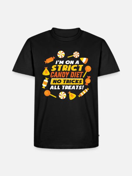 Funny Candy Halloween Costume - Men's Premium Organic T-Shirt - black