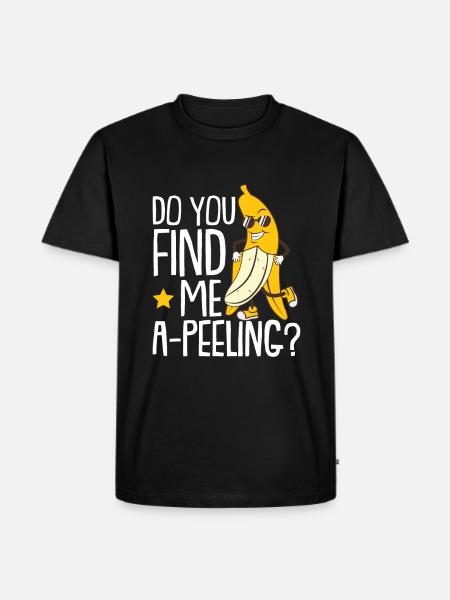 Funny Banana Apparel - Men's Premium Organic T-Shirt - black