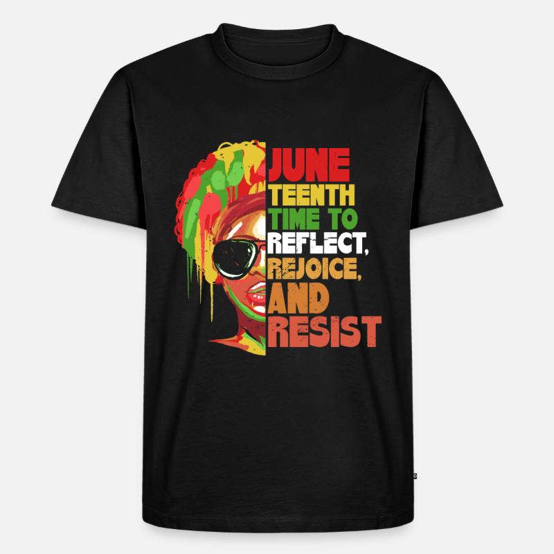 Femmes Juneteenth - T-shirt Premium bio Homme - noir