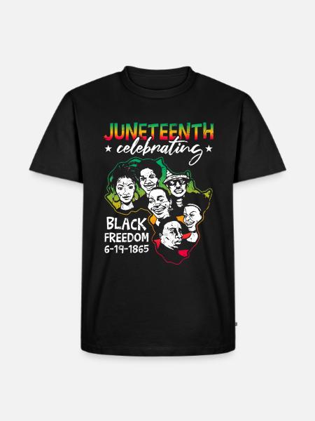 Célébration de Juneteenth - T-shirt Premium bio Homme - noir