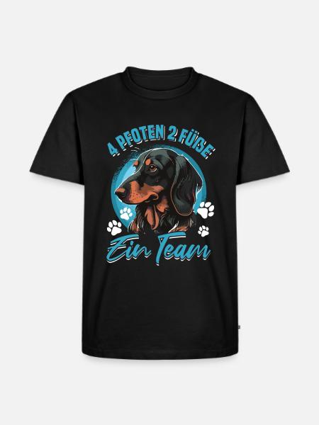 Dackel Geschenk - Männer Premium Bio T-Shirt - Schwarz