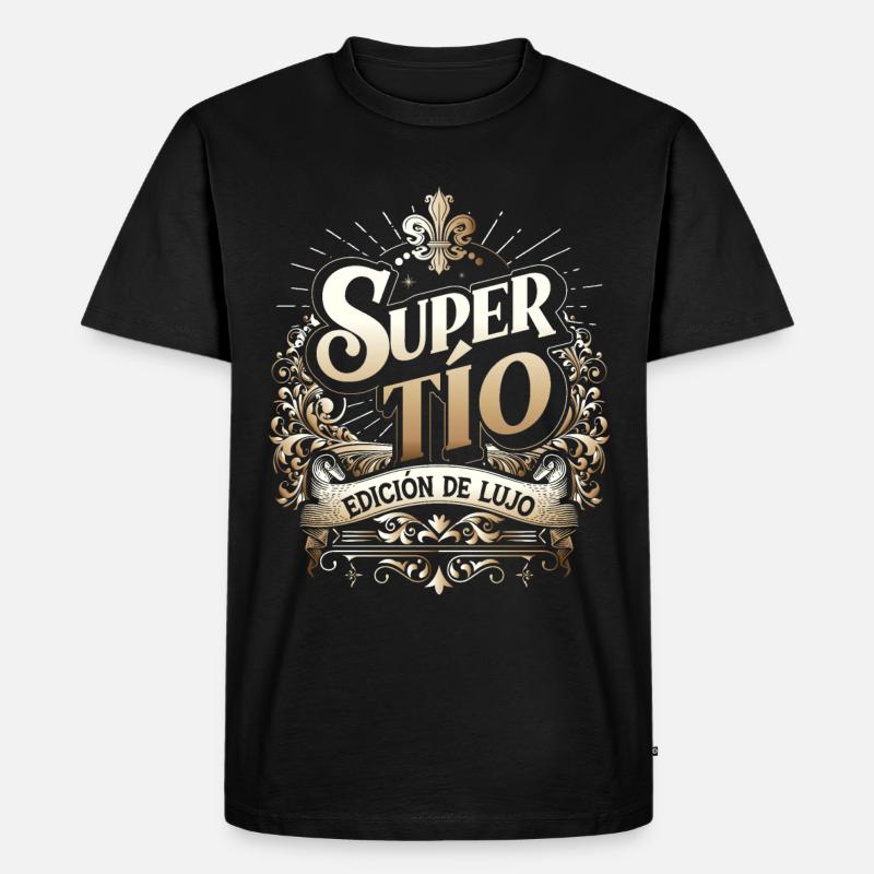 Super Oncle Édition Deluxe - T-shirt Premium bio Homme - noir