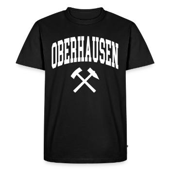 Oberhausen - T-shirt Premium bio Homme - noir - Devant - Nico (187cm)
