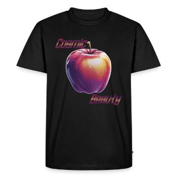 Pomme cosmique - T-shirt Premium bio Homme - noir - Devant - Nico (187cm)