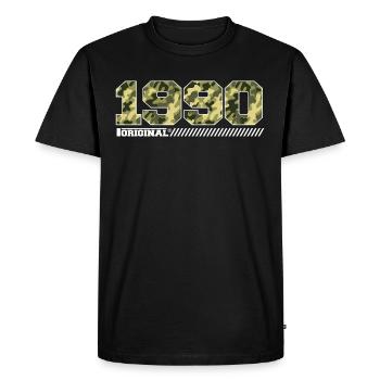 Cadeau d’anniversaire 1990 Vintage 1990 Army - T-shirt Premium bio Homme - noir - Devant - Nico (187cm)
