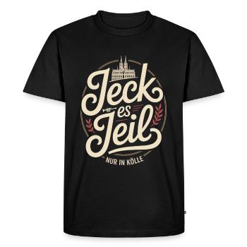 Cologne Jeck Es Jeil Carnaval de Cologne Dom Kölsch Kölle - T-shirt Premium bio Homme - noir - Devant - Nico (187cm)