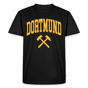 Dortmund - T-shirt Premium bio Homme - noir - Devant - Nico (187cm)