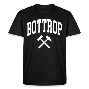 Bottrop - T-shirt Premium bio Homme - noir - Devant - Nico (187cm)