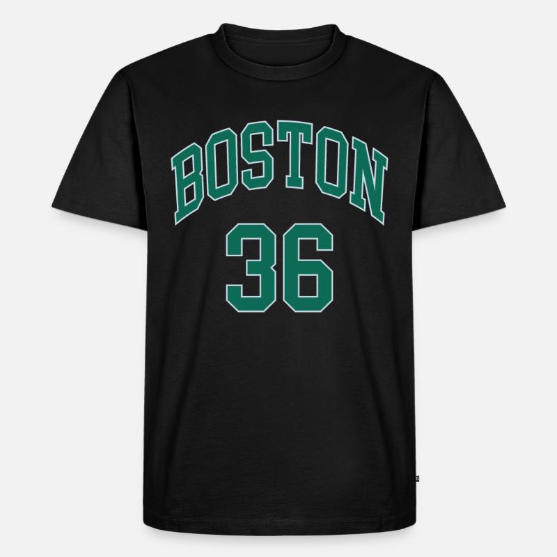 Boston 36 - Männer Premium Bio T-Shirt - Schwarz