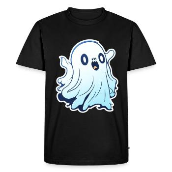 Ghost - Men's Premium Organic T-Shirt - black - Front - Nico (187cm)
