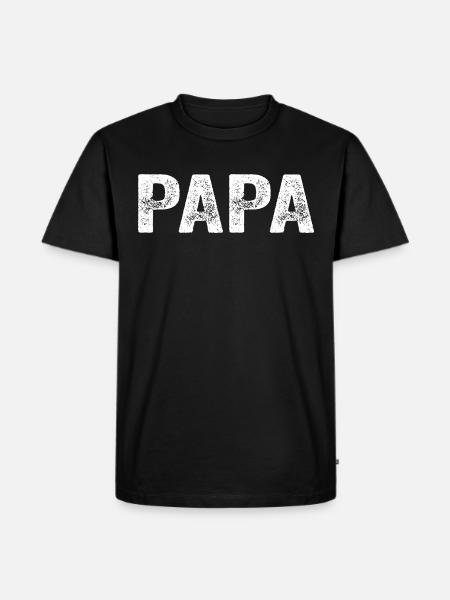 Dad Dad Dad Gift - Men's Premium Organic T-Shirt - black