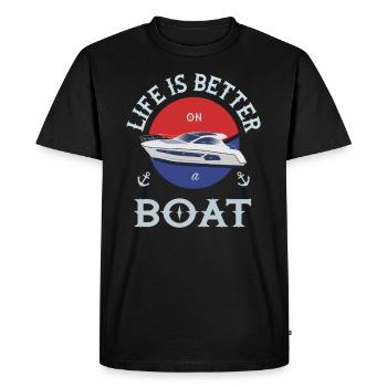 Boot - T-shirt Premium bio Homme - noir - Devant - Nico (187cm)