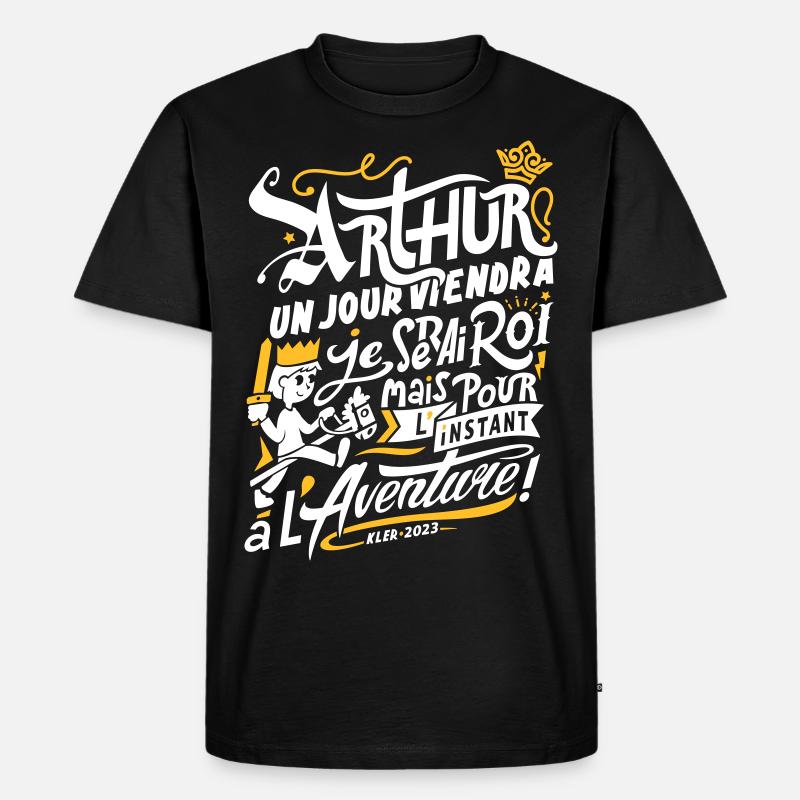 Roi Arthur - T-shirt Premium bio Homme - noir