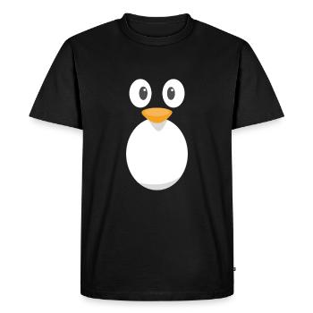 Costume de pingouin costume d'animal mignon pour les enfants - T-shirt Premium bio Homme - noir - Devant - Nico (187cm)