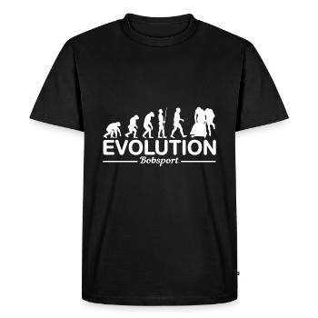 Bobsleigh Bobsleigh Evolution Lustig - Men's Premium Organic T-Shirt - black - Front - Nico (187cm)