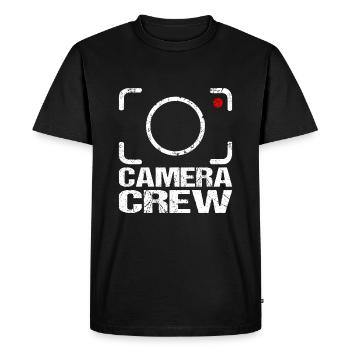 Camera Film Crew for Filmmaker Cameraman - Men's Premium Organic T-Shirt - black - Front - Nico (187cm)