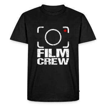 Film Crew Camera Team for Cameraman Filmmaker - Men's Premium Organic T-Shirt - black - Front - Nico (187cm)