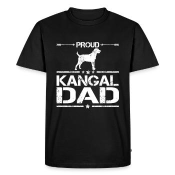 Kangal Chien Papa Disant - T-shirt Premium bio Homme - noir - Devant - Nico (187cm)