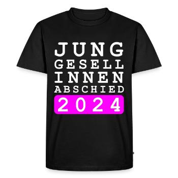 Bachelorette Party 2024 Bachelorette Party - Men's Premium Organic T-Shirt - black - Front - Nico (187cm)